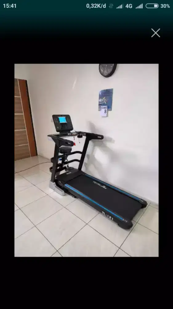 Alat fitnes treadmill elektrik TL 121 big size