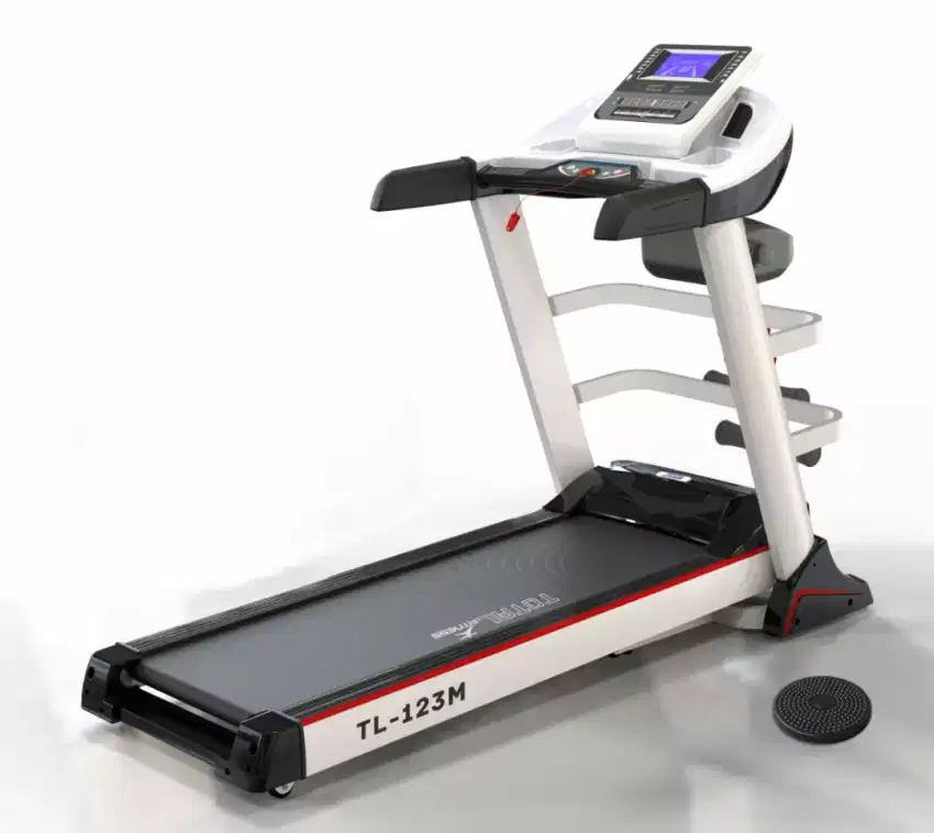 Alat fitnes treadmill elektrik TL 123 putih