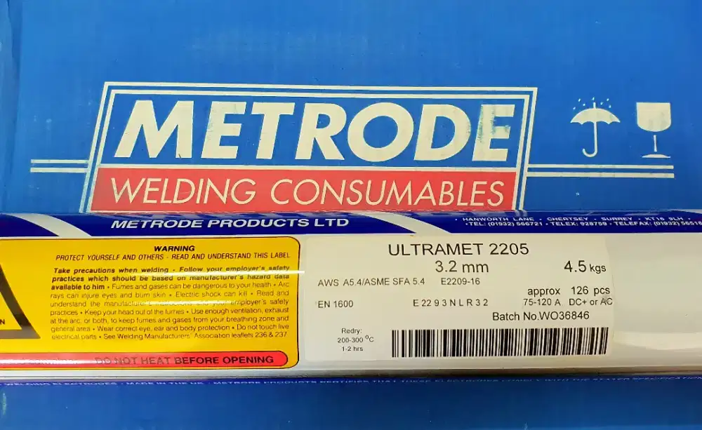 Kawat las Metrode Duplex Ultramet E2209-16