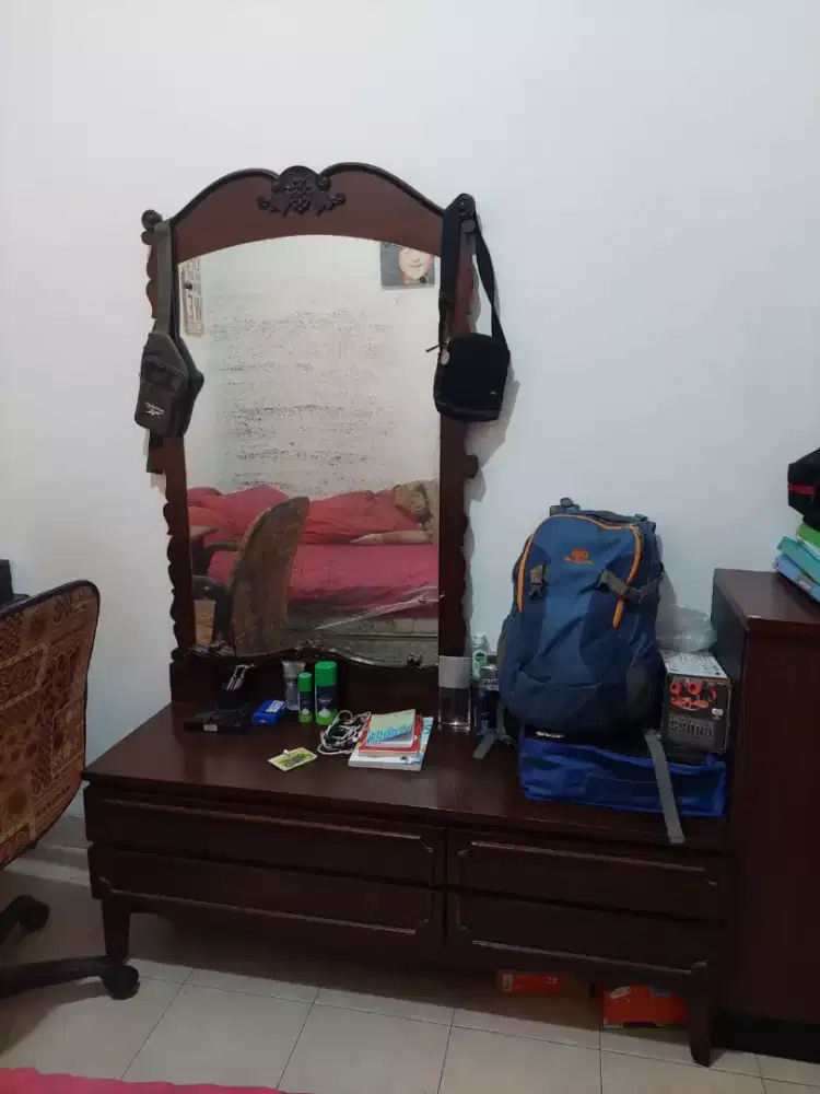 Meja rias JATI TUA ANTIK