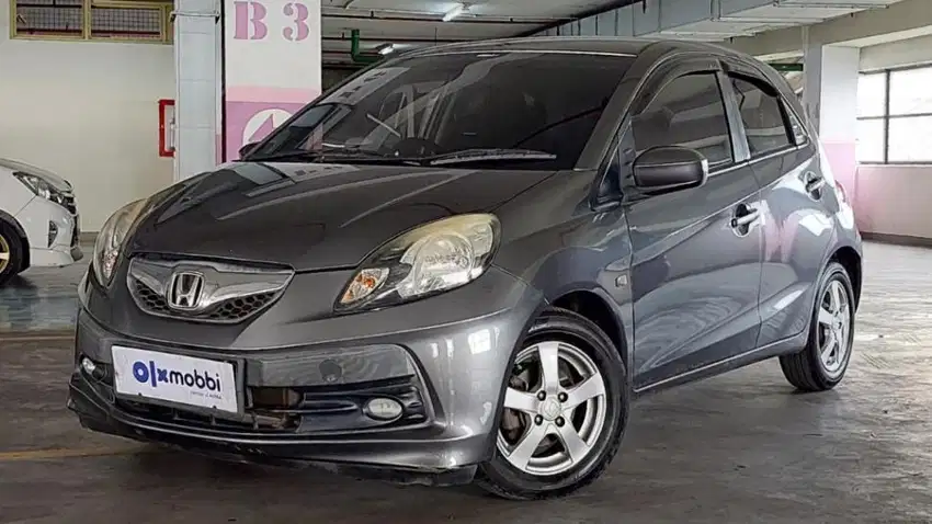 [OLXmobbi] Honda Brio 1.2 E Bensin-AT 2014 Abu-Abu (BYX)