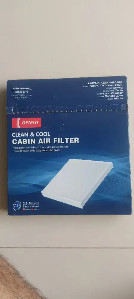 Filter Cabin AC Denso Inova Yaris Fortuner Camry Hilux Vios