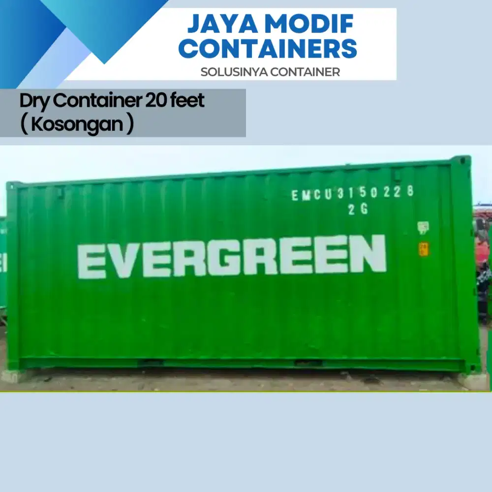 Container Dry 20 Feet(Kosongan)(Jual/Sewa/Modif.Office/Dry)-20,40 Feet