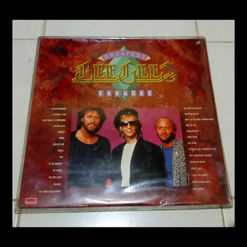 Kaset lacerdisk karaoke the bee Gees