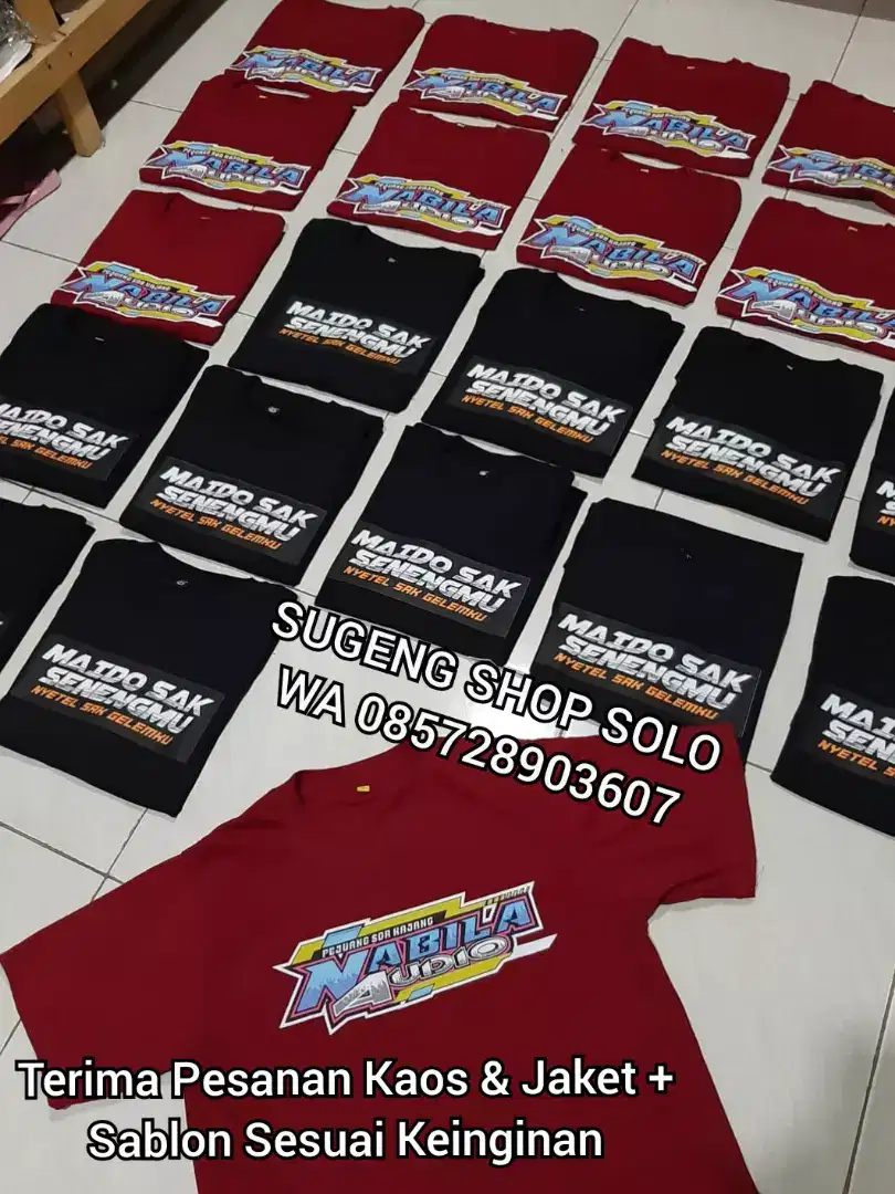 PESAN KAOS SABLON TERIMA PESANAN KAOS SABLON SOLO CUSTOM KAOS POLOS