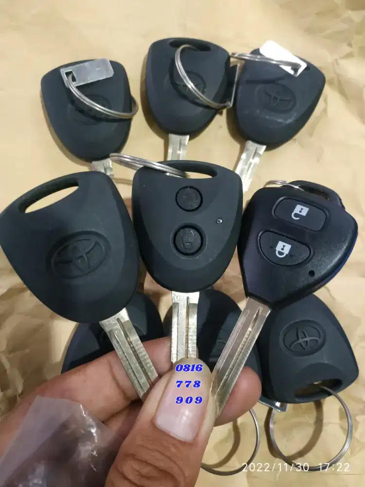 Duplikat Kunci Remote Mobil Immobilizer Toyota