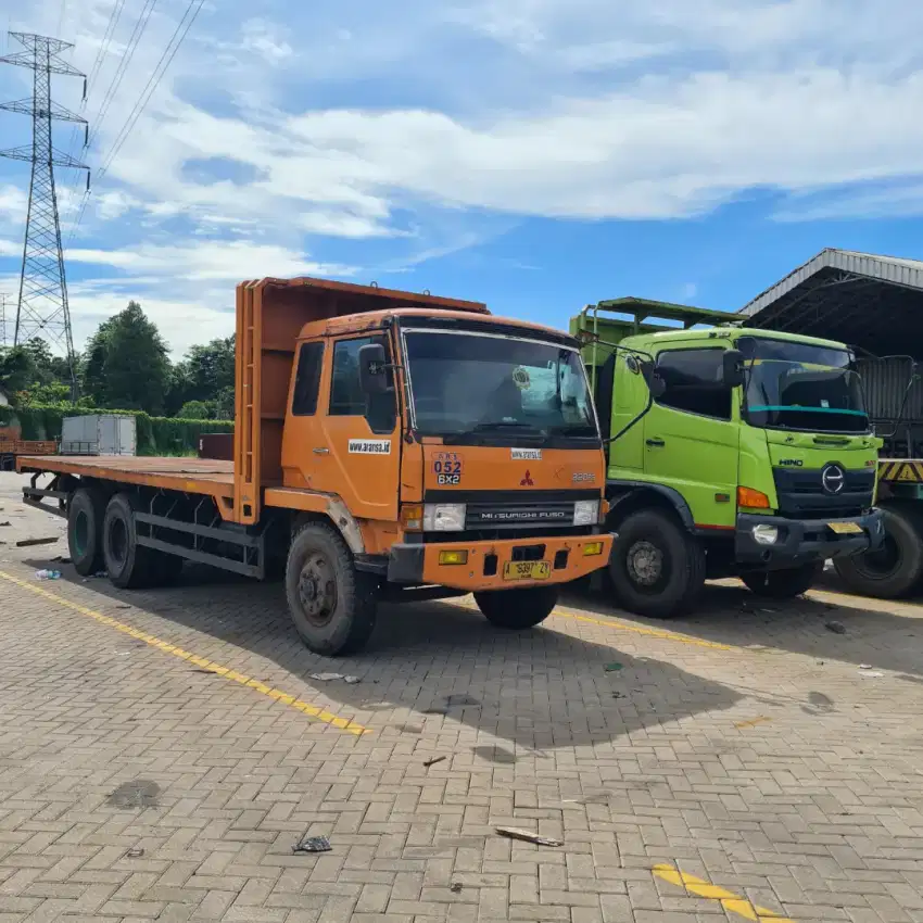 Sewa tronton bak besi 7 & 9 meter los bak