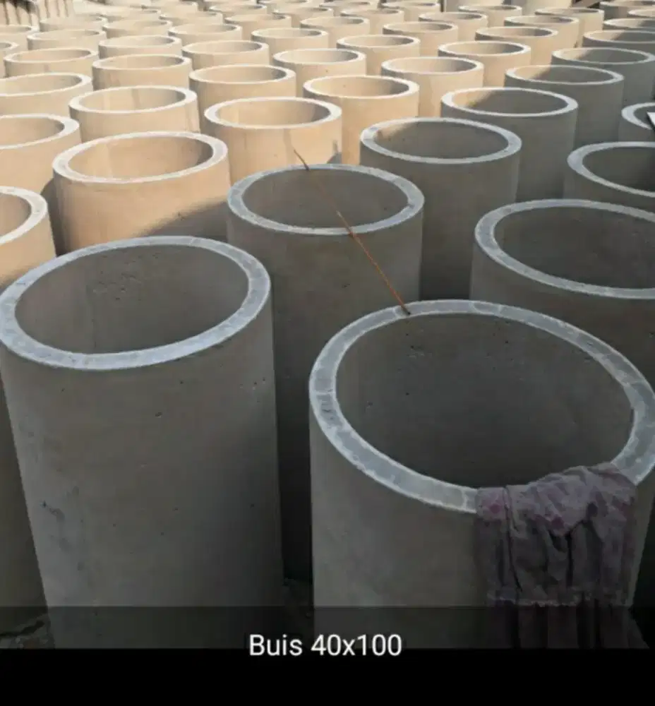 Bius beton bulat dan belahan