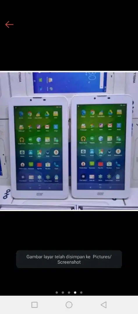 Di jual dua unit tablet Android cina