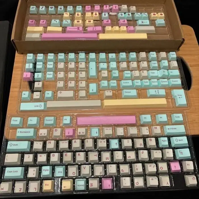 Keycaps analog dreams keyboard mechanical (clone) copy pastel