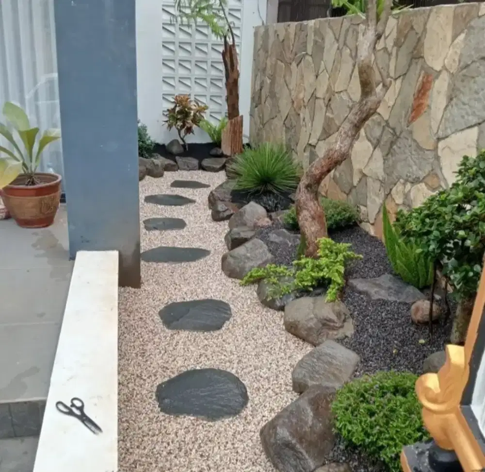 Jual Batu Taman Hias/ Kontruksi Pembuatan Taman