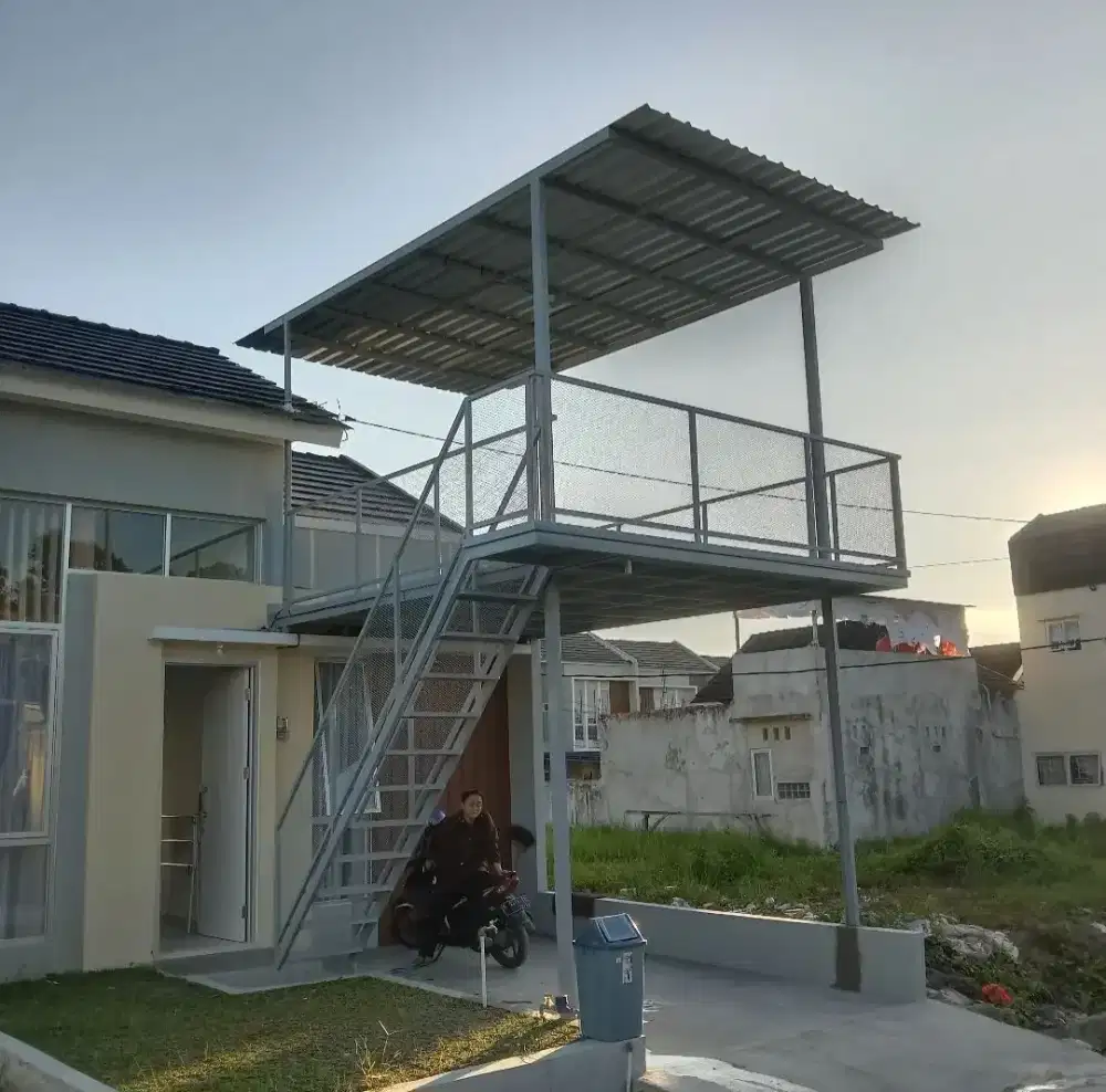 Kanopi mezzanine dak besi