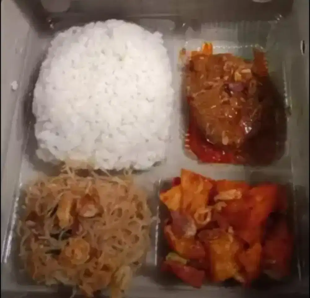 Nasi Box Rendang
