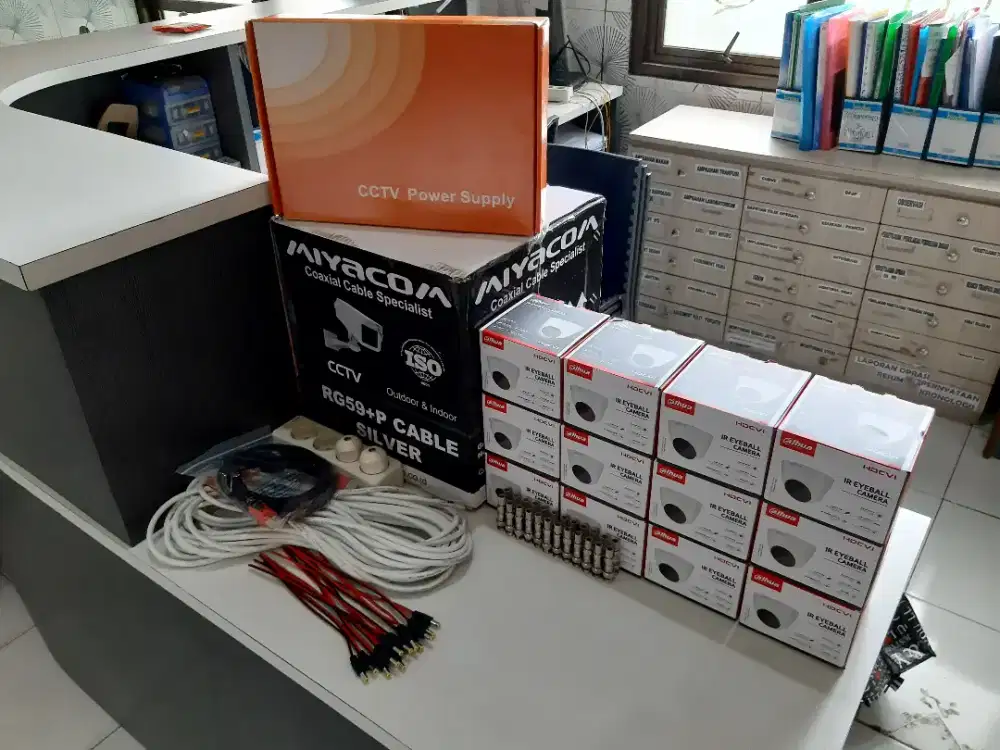 PAKET PROMO TERLENGKAP CCTV HI LOOK / DAHUA 4 CAMERA