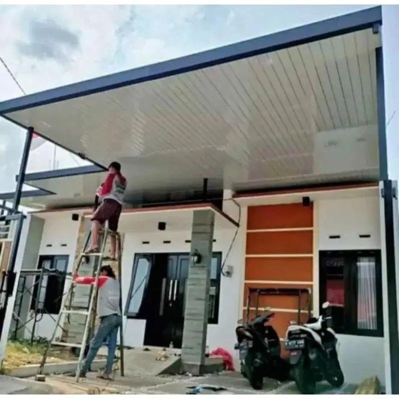 KANOPI BAJA RINGAN PAKET PLUS PLAFON PVC