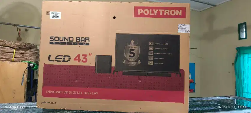 Tv led 43 polytron soundbar 43in bkn analog