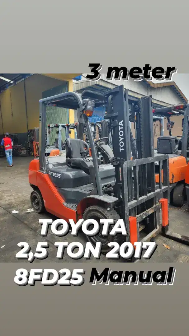 Toyota 2,5 ton 2017 siap kerja