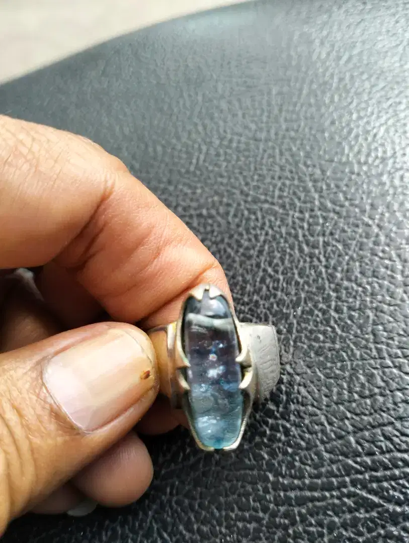 Orang bilang cincin permata AquaMarine