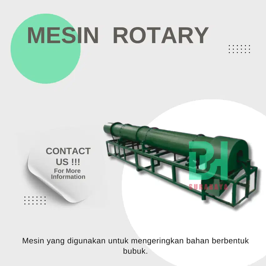 MESIN PENGERING ROTARY