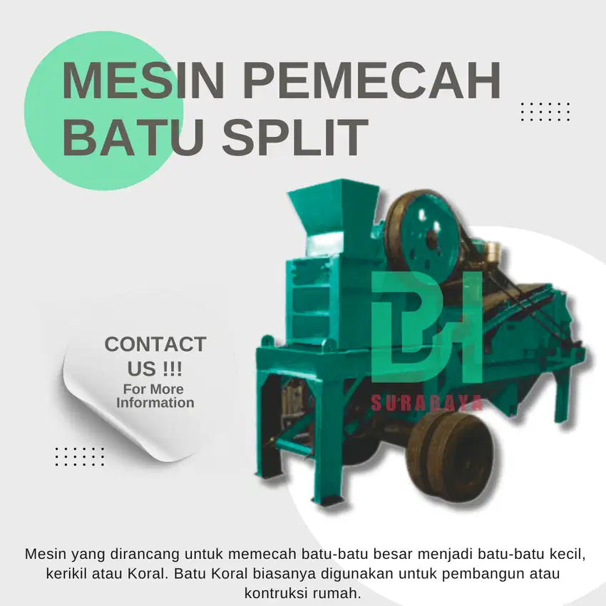 MESIN PEMECAH BATU SPLIT