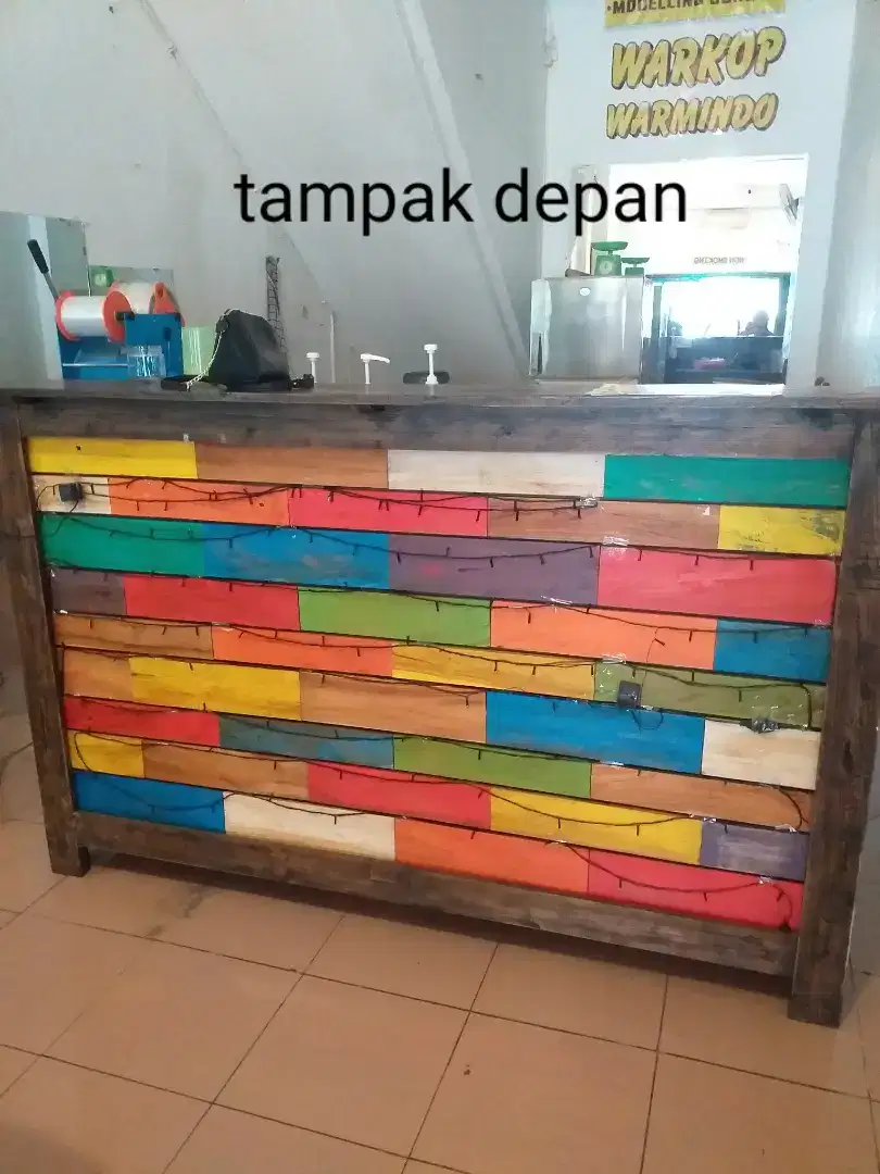 Dijual meja reception