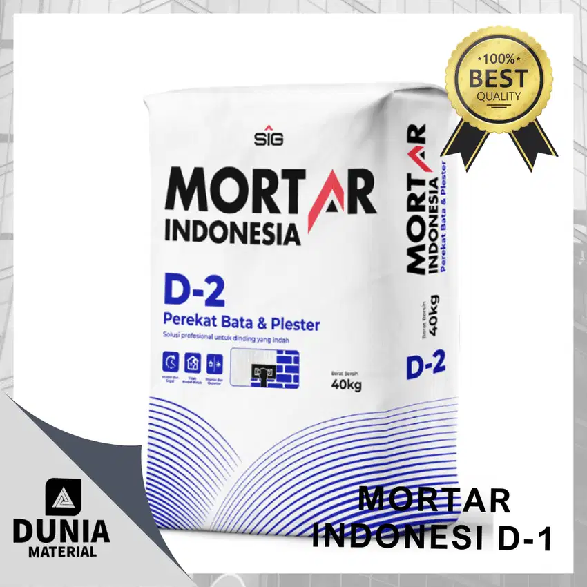 Mortar Indonesia Perekat Bata Ringan / Hebel (D-1) - Min Order 40 Zak