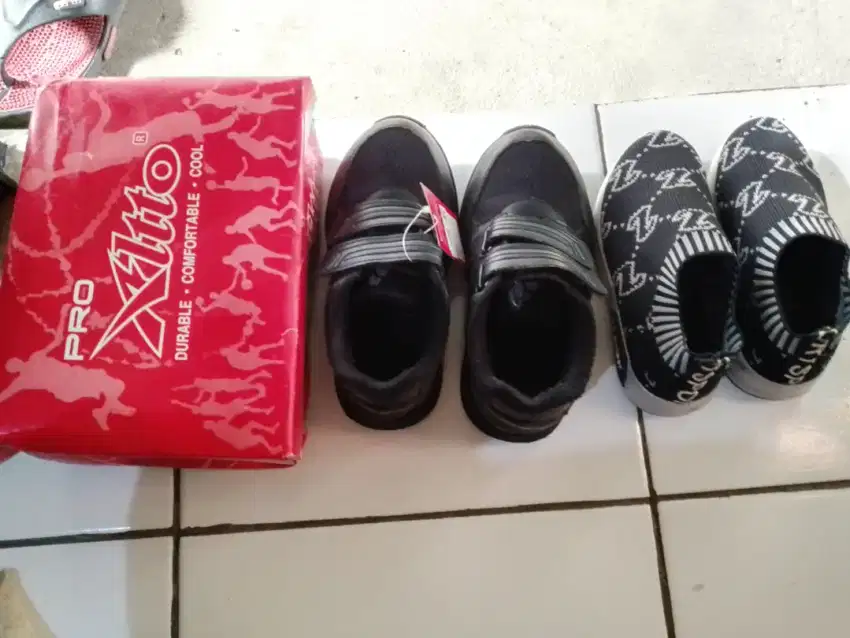Sepatu Anak Pro Altto & T.T Sniper dan Sandal Main Boboboy & Porto
