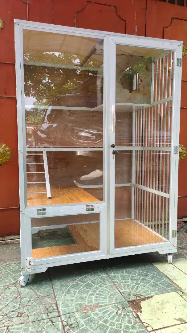 Kandang kucing Almunium bsh