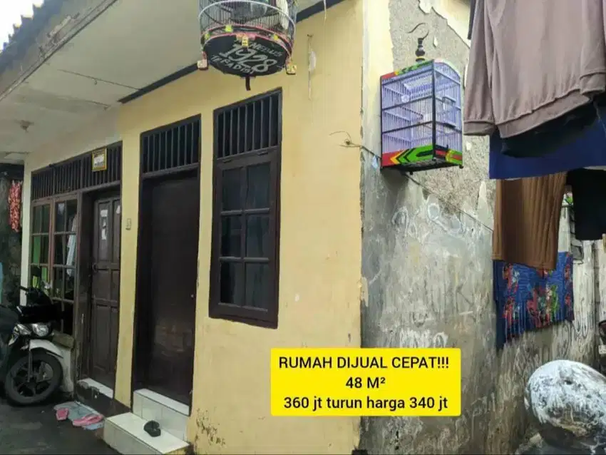 TURUN HARGA,BUTUH UANG, DI JUAL CEPAT TANPA PERANTARA RUMAH KONTRAKAN