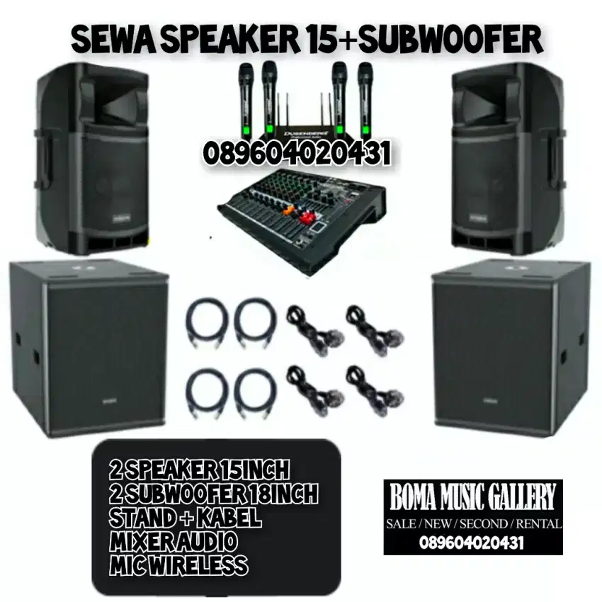 Rental Speaker dan Subwoofer18