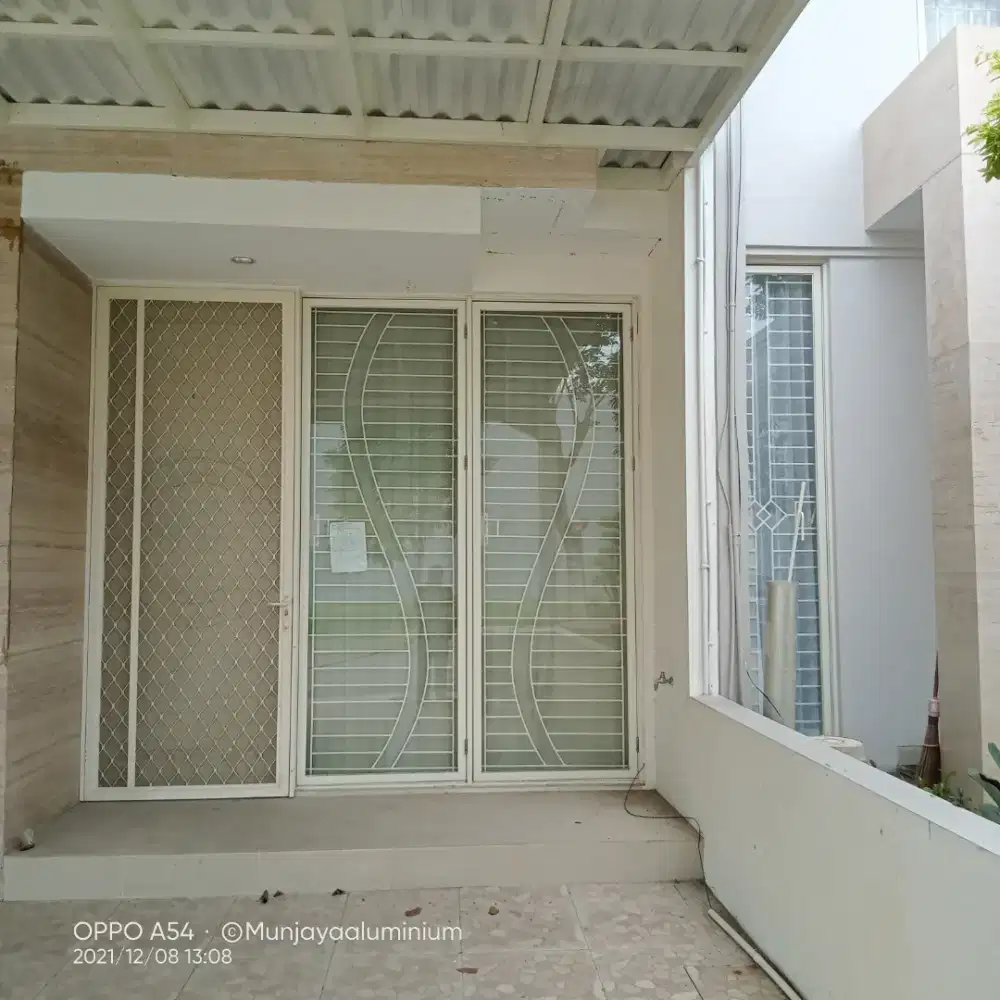 Aluminium kaca dan pintu