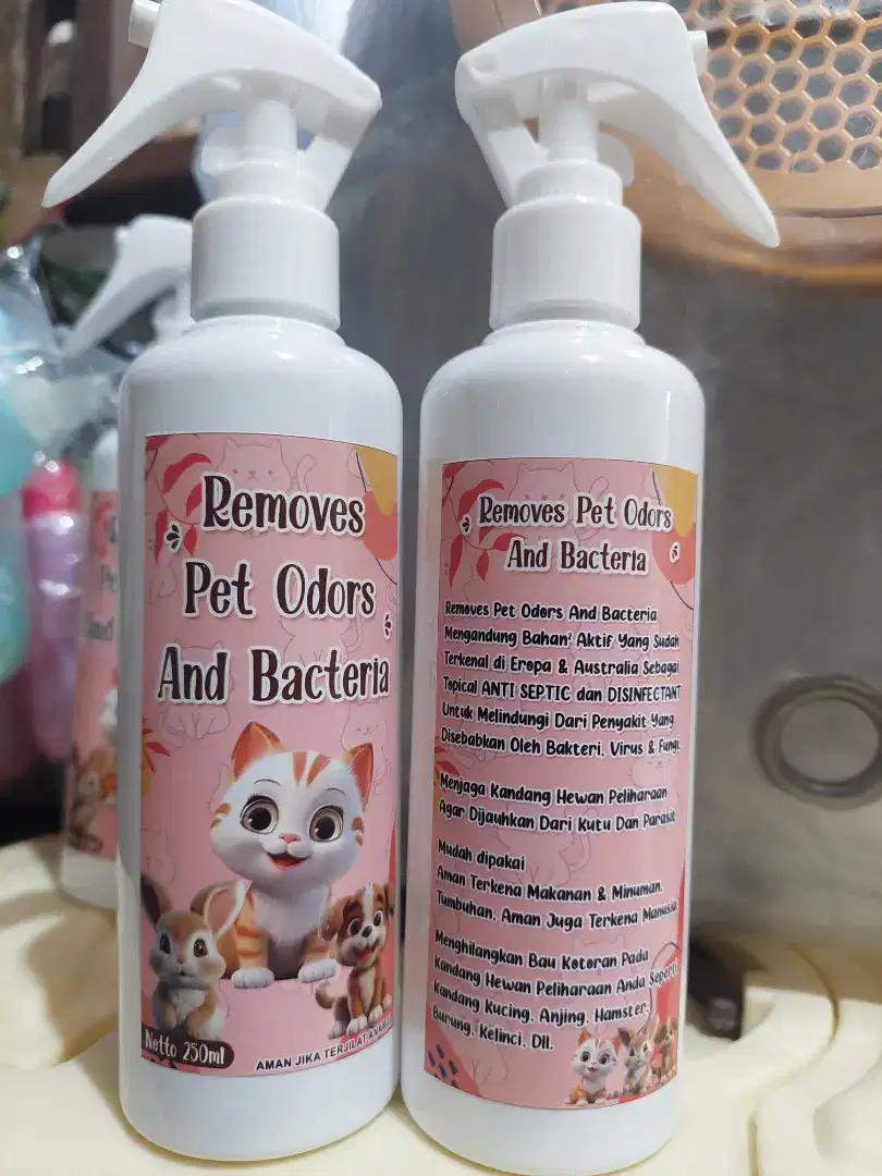 Pet odor removes pembersih kandang hewan