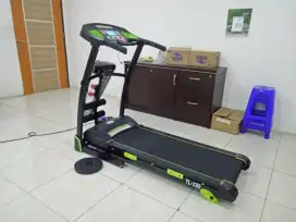 Alat fitnes treadmill elektrik 130 hijau