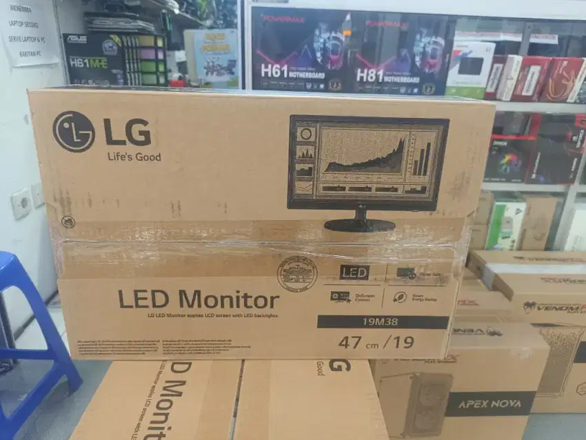 Monitor LG 19 inc VGA dan HDMI murah