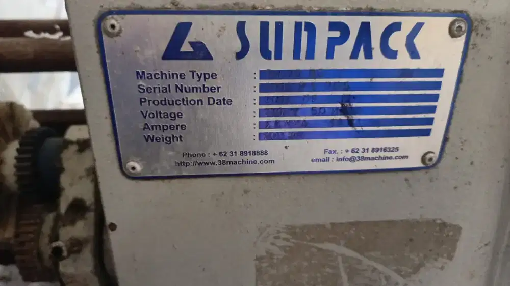 Mesin sealing double cutter Sunspack