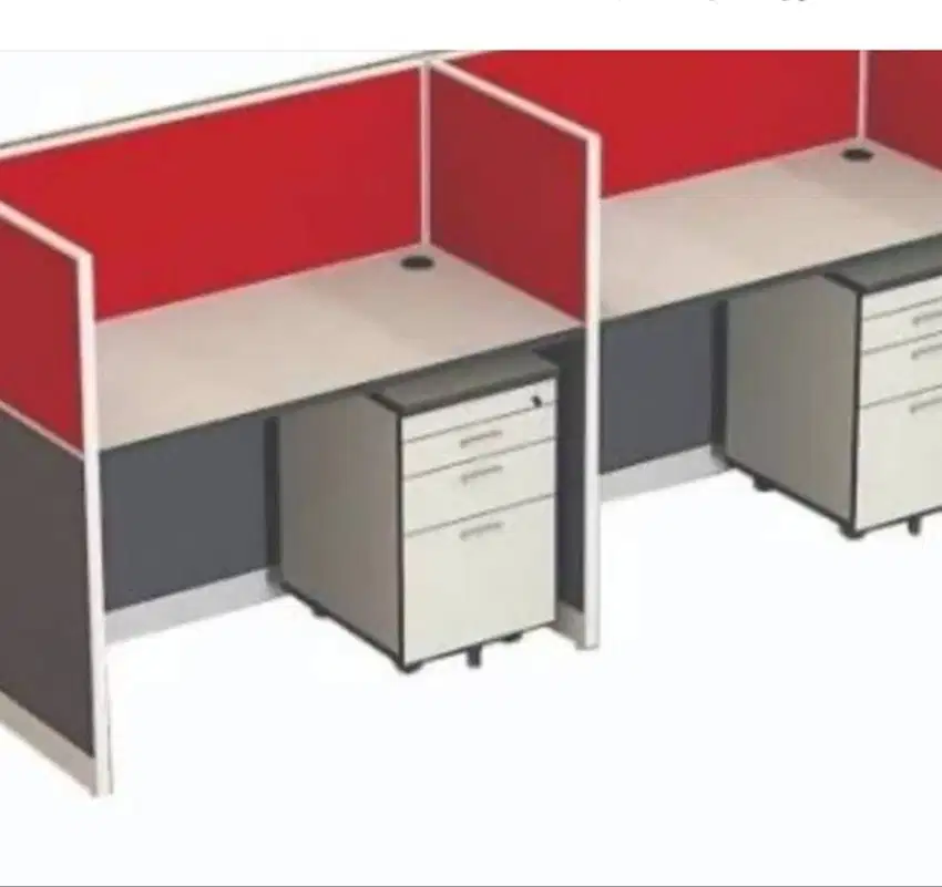 Meja Cubicel kantor/Meja workstatio  Kantor  Sejajar