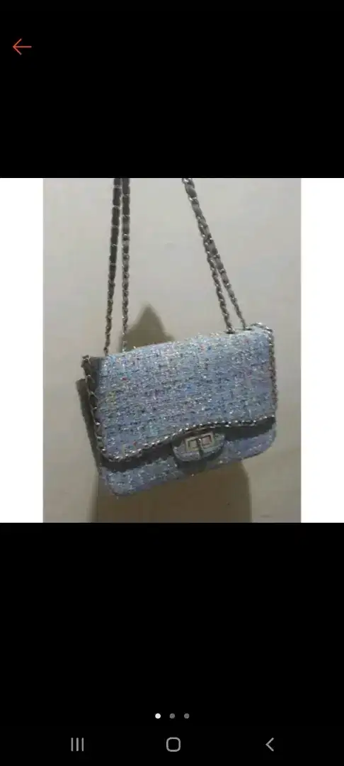 fashion tweed bag