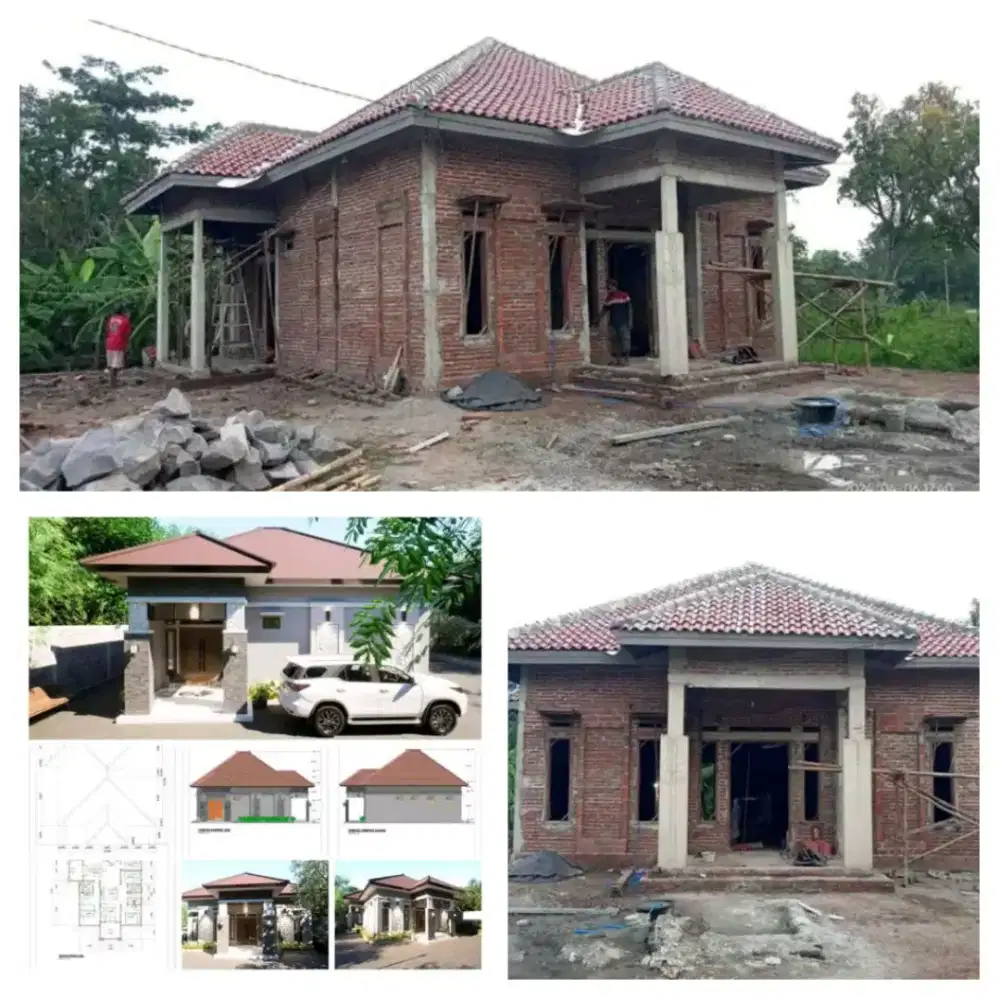 Jasa PemBANGUNan + jasa CCTV,WIFII, penangkal petir (Desain/Denah/RAB)