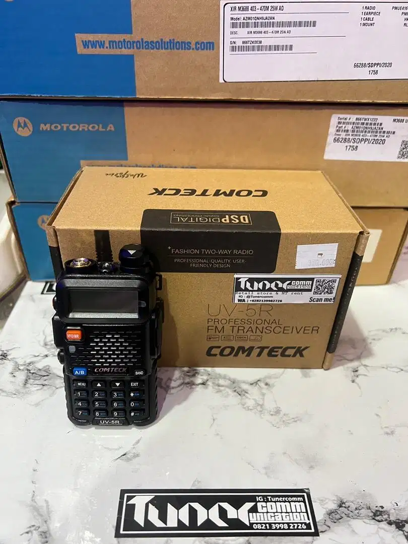 Baofeng comteck uv5r dual band baru