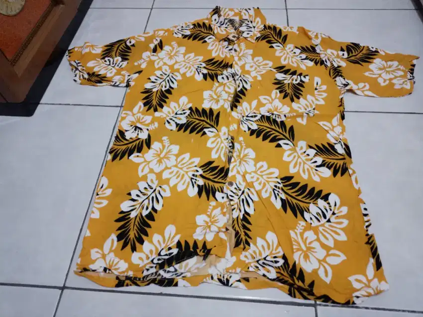Baju kemeja pantai asli bali, halus lembut,size L, P79cm L50cm, nego