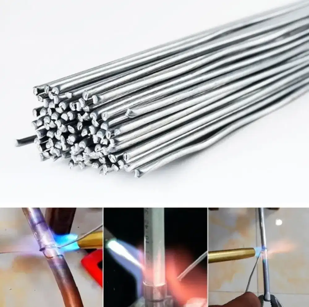 Kawat Las Flux Aluminium Electrode Suhu Rendah 330mm 20PCS 1.6mm