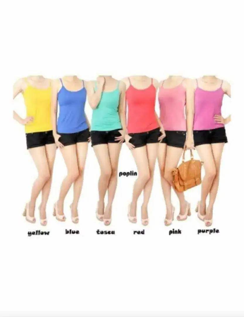 Pakaian dalam atasan TankTop bahan kaos