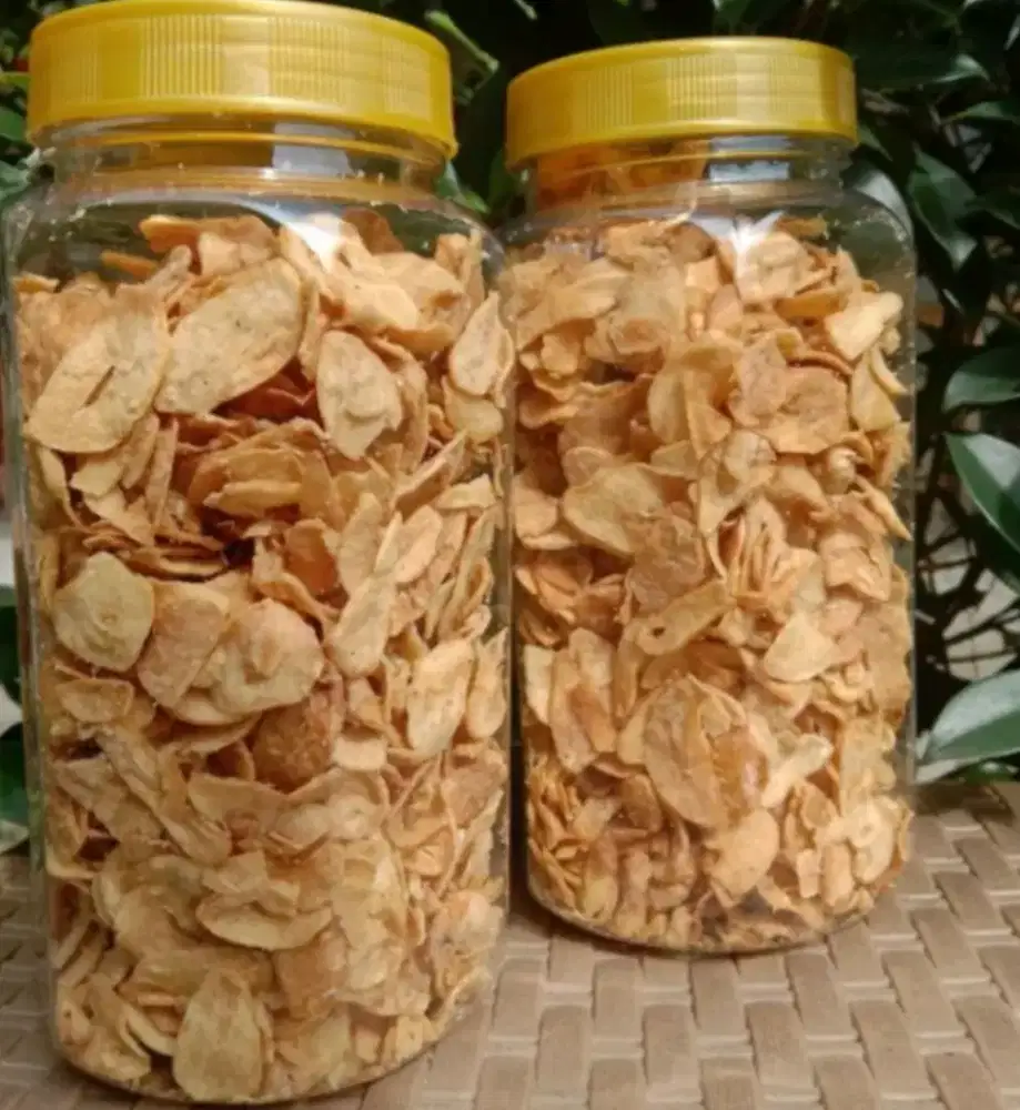 Bawang putih goreng asli tanpa campuran