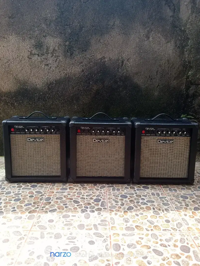 Ampli Gitar Pabrikan Ukuran 8 Inch Udah Distorsi & Bisa 2 Input !!!