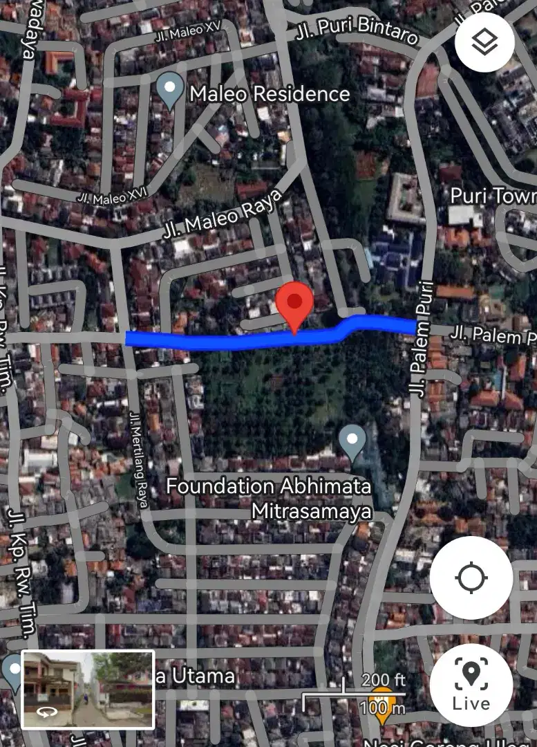 DIJUAL TANAH 15000 M2 SHM MERTILANG SEKTOR 9 BINTARO TANGERANG SELATAN