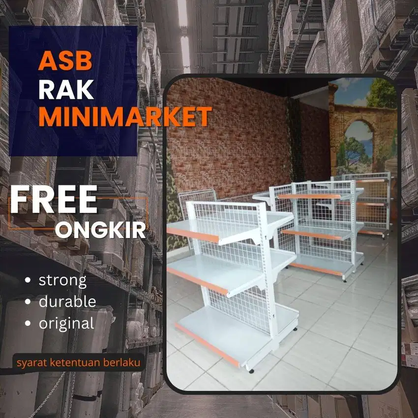 Abisatya pusat rak minimarket & rak toko termurah free ongkir