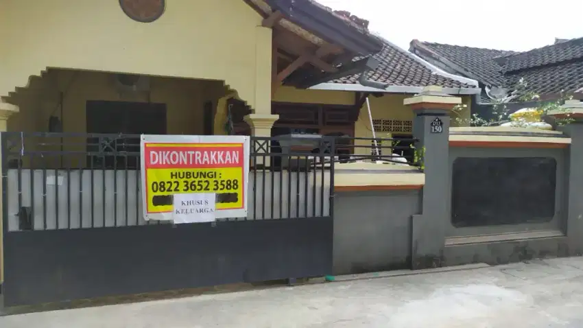 Di kontrakan/ di jual rumah lokasi strategis, khusus keluarga/pekerja