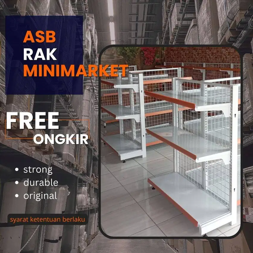 rak minimarket gondola toko palangkaraya