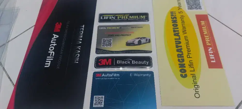 Kaca Film Bebas Panas LifinPremium Garansi 5 tahun Made in USA Jazz DD