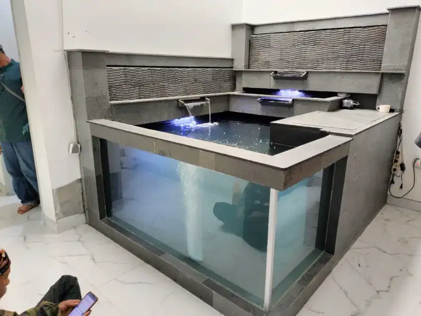 Tukang kolam Koi profesional bandung | renovasi kolam dan filter